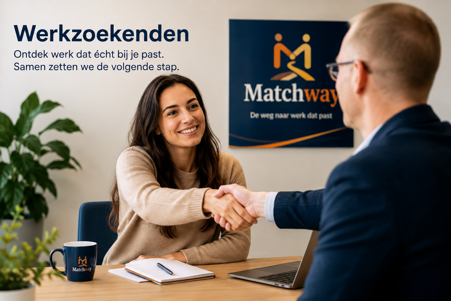 Werkzoekenden in gesprek over passend werk via Matchway